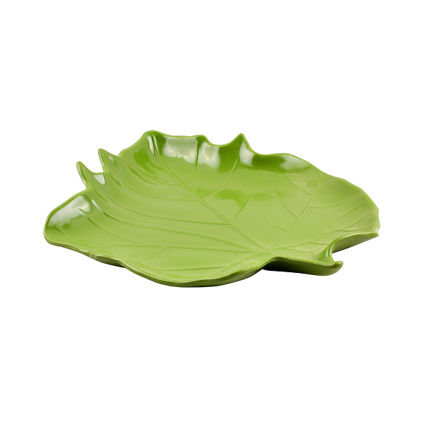 PIRING MELAMIN DAUN ANGGUR GOLDEN DRAGON MELAMINE - LEAF SERIES P3309