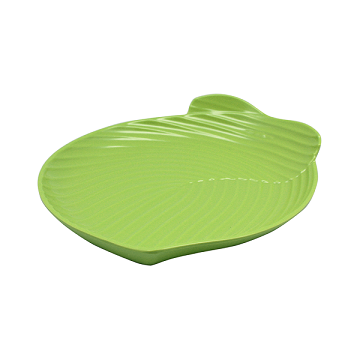 PIRING MELAMIN DAUN PINCUK GOLDEN DRAGON MELAMINE - LEAF SERIES P2909