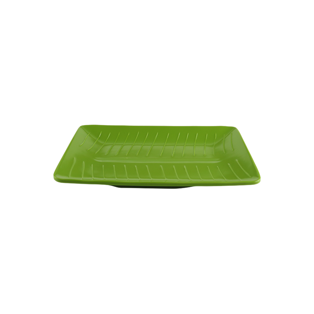 PIRING DAUN PISANG PERSEGI LEAF SERIES GOLDEN DRAGON MELAMINE P5008 HT
