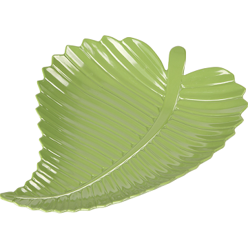 PIRING MELAMIN DAUN PALEM GOLDEN DRAGON MELAMINE - LEAF SERIES P3714