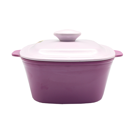 Golden Dragon melamine Mangkok Sup Kotak T2009 UNGU KOMBINASI
