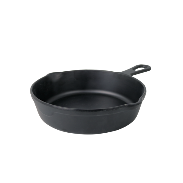 Piring Model Penggoreng Gagang Panjang Cookware Style hitam