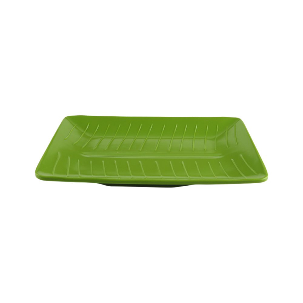 PIRING DAUN PISANG PERSEGI LEAF SERIES GOLDEN DRAGON MELAMINE P5010 HT