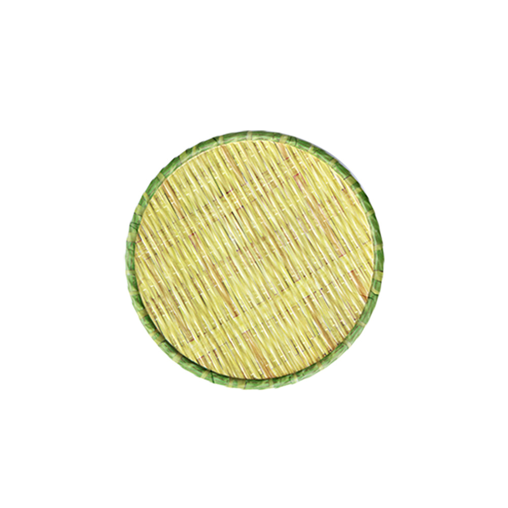 Piring Anyaman Bambu Lingkaran