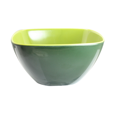 MANGKOK MELAMIN KOTAK WARNA JADE GREEN